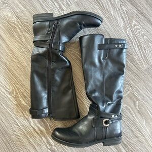 Natural Soul Black Combat & Moto Boots